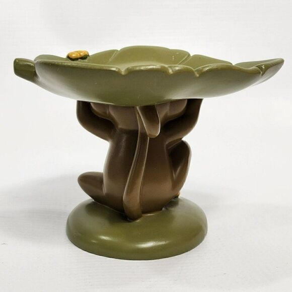 Toy 4" Monkey Holding Up A Leaf  Plastic Toy Decor - Picture 2 of 9